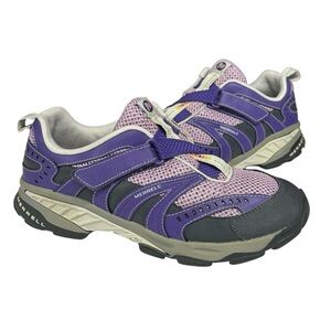 Merrell Lightspeed Z-Rap Kids Girls Violet Running Hiking Shoes Size US 6 Youth